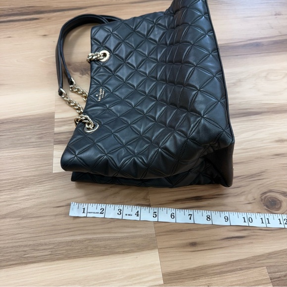 Kate Spade Quilted Black Shoulder Bag - Picture 3 of 10
